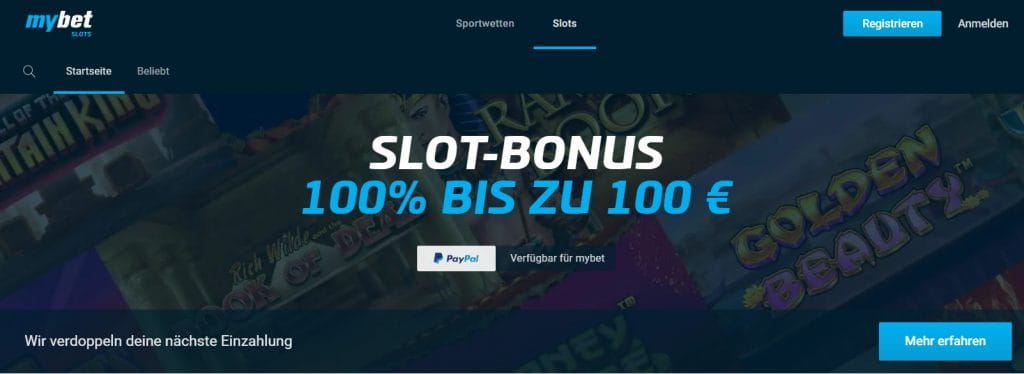 Mybet Casino Webseite